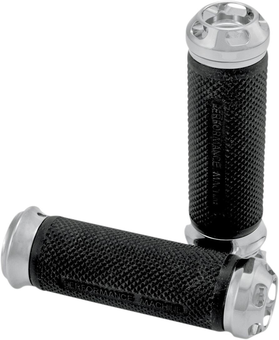 Performance Machine (PM) Elite Apex Custom Grips - TBW - Chrome