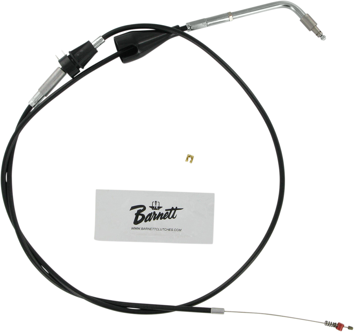 Barnett Black Vinyl Idle Cable - +6" Size - 45-1/2" Length