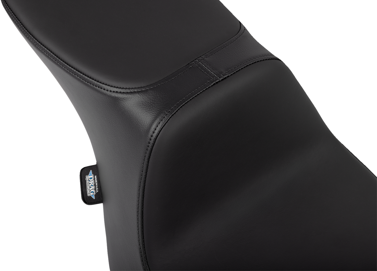 Drag Specialties Seats Predator 2-Up Seat - Solar Leather - Smooth - W/O Backrest - FLT/FLH '23-'24