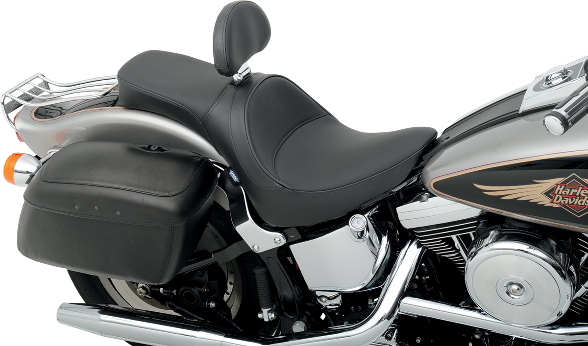 Drag Specialties Seats One Piece Smooth Seat - Driver Backrest - FLST/FXST '84-'99