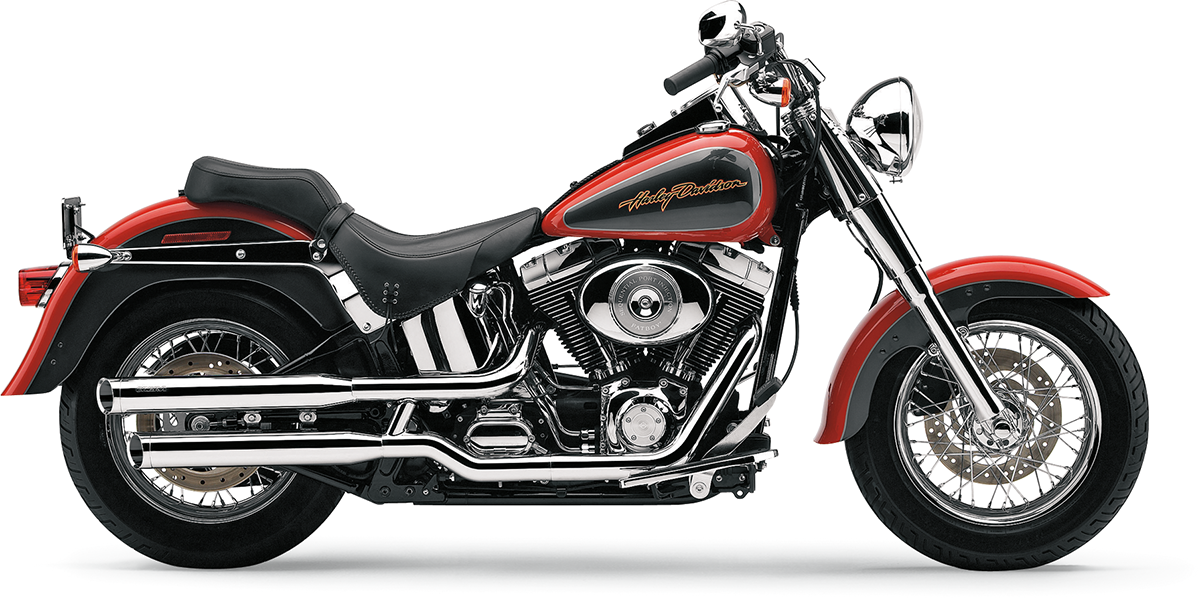 Cobra 3" Slip-On Mufflers - Chrome - '07-'17 FLSTF