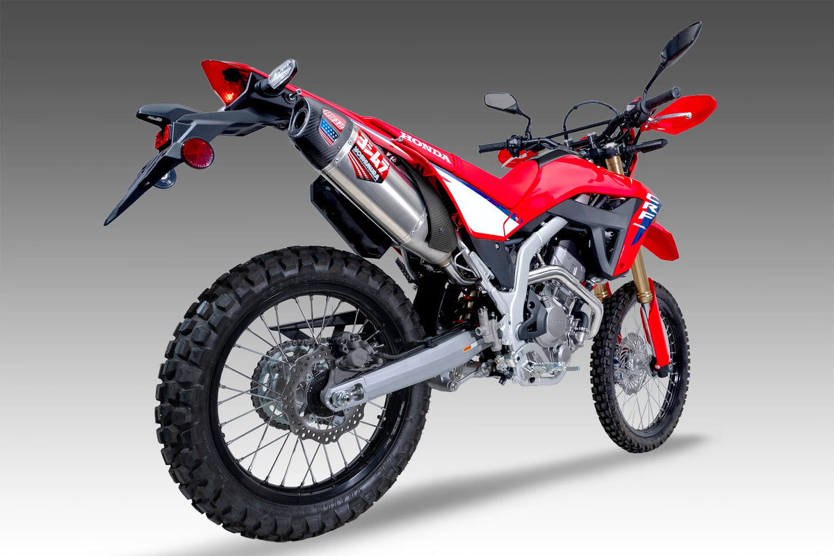 Yoshimura CRF300L/Rally 21-26 Race RS-12 Stainless Full Exhaust, W/ Stainless Muffler