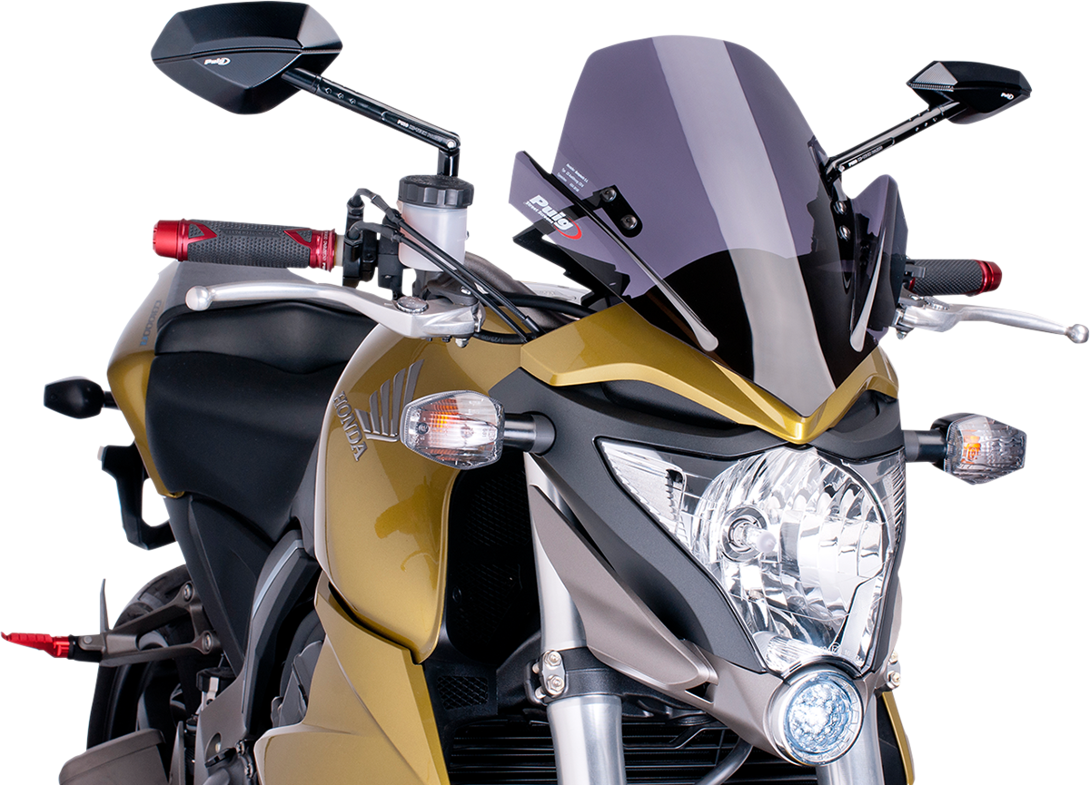 PUIG HI-Tech Parts New Generation Windscreen - 13-3/4" - Dark Smoke - CB1000R
