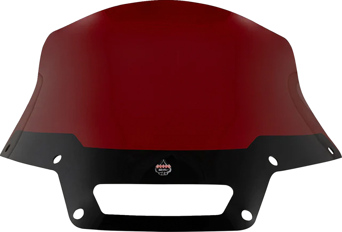 Klock Werks Kolor Flare® Windshield - 8" - Red - '22-'25 FXLRST
