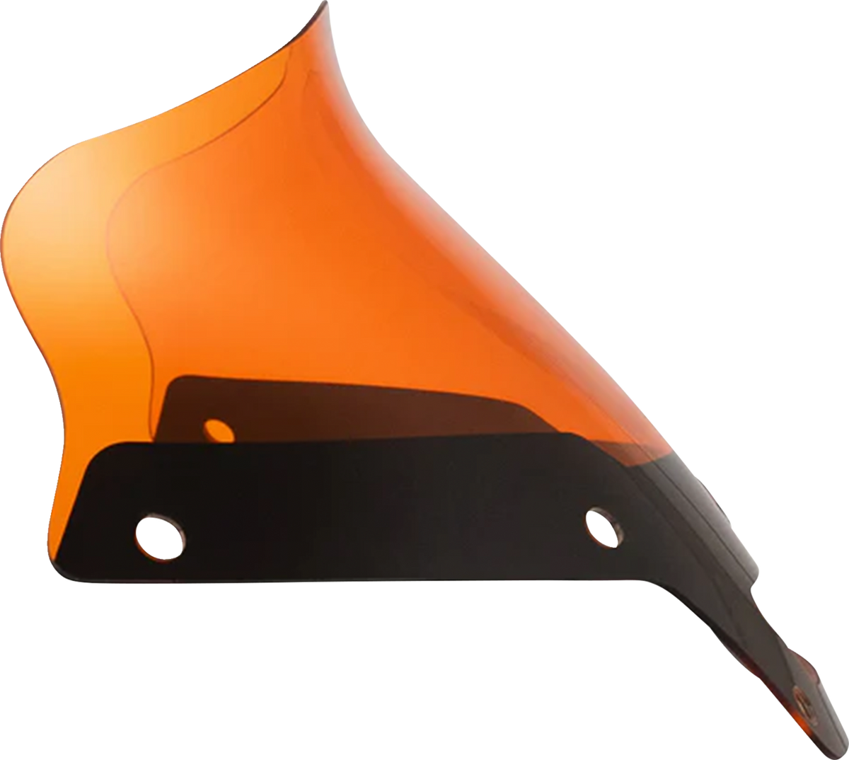 Klock Werks Kolor Flare® Windshield - 6" - Orange - '22-'25 FXLRST