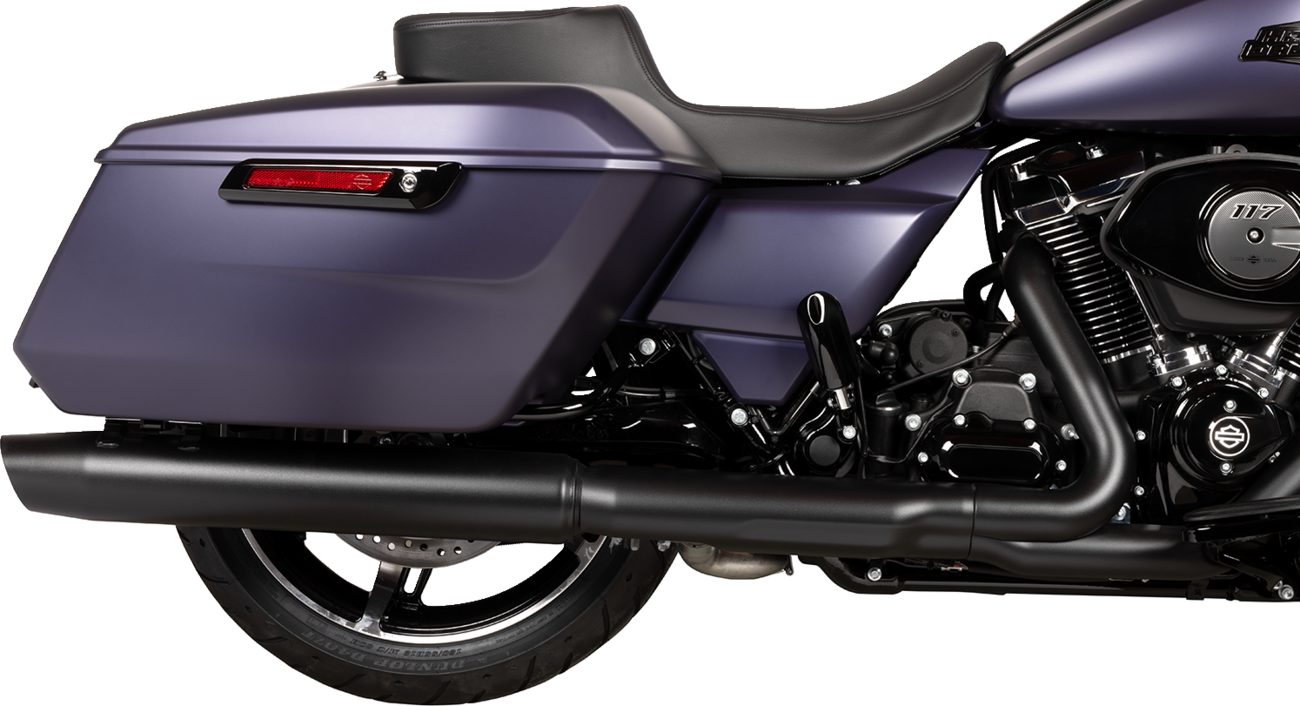 Drag Specialties Seats Performance Predator 2-Up Seat - Extended Reach - Solar Leather - Smooth - FLHX/FLTR '23-'24