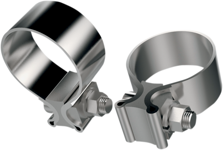 Khrome Werks Exhaust Clamp - Stainless Steel - 1-3/4"