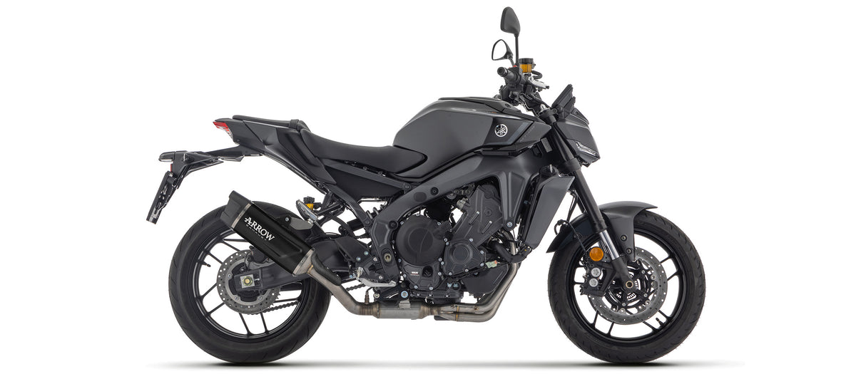 Arrow Full System With Indy Race Evo Aluminium Dark" Slip On"