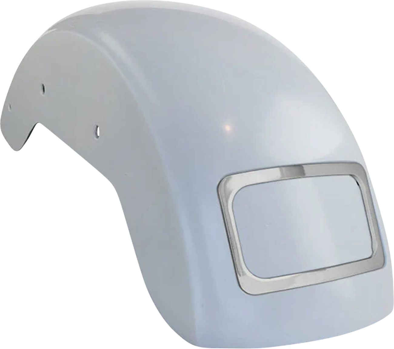 Paul Yaffe Bagger Nation The Fix Rear Fender - Chrome Frame Plate - HD Softail