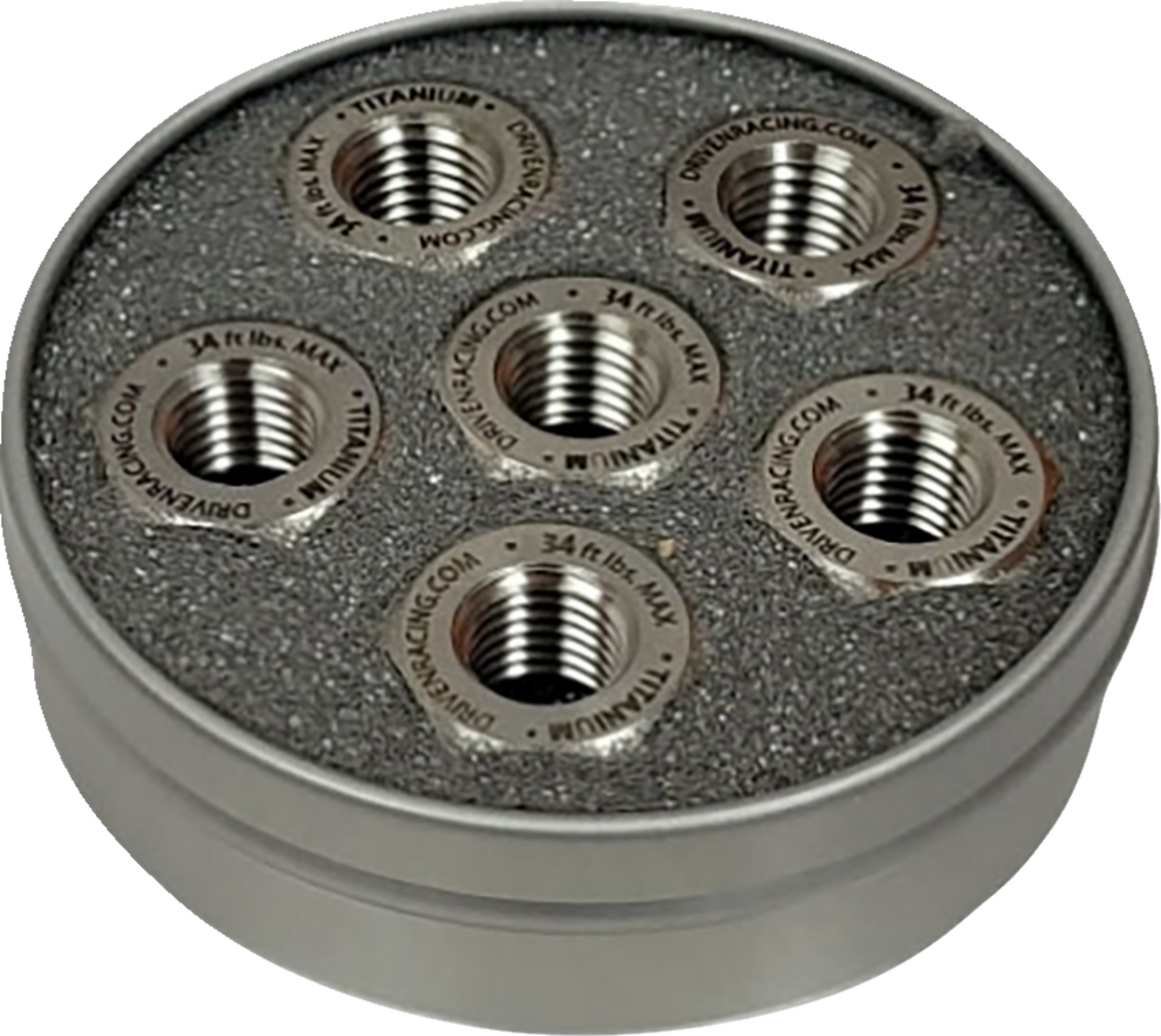 Driven Racing Sprocket Nuts - Titanium - 6 Pack