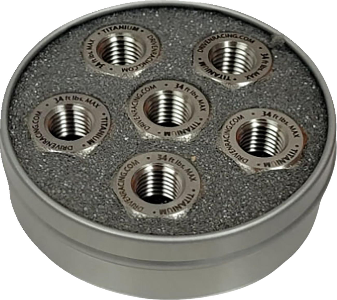 Driven Racing Sprocket Nuts - Titanium - 6 Pack