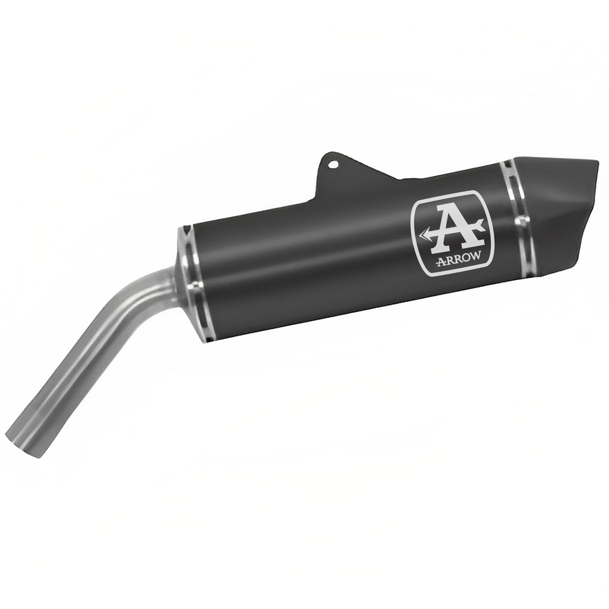Arrow 72629AKN Maxi Race-Tech Aluminium Dark Slip On With Carbon End Cap