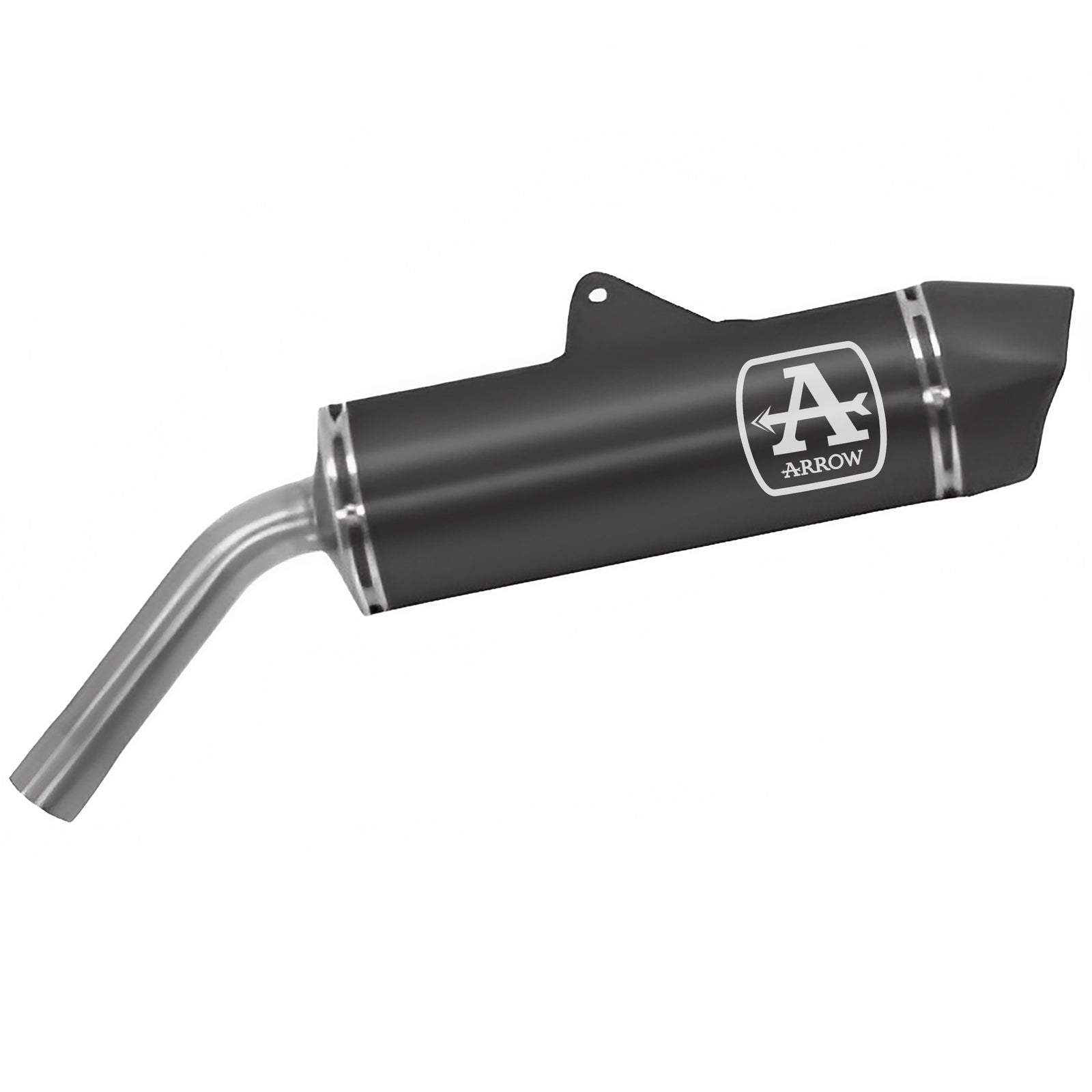 Arrow 72629AKN Maxi Race-Tech Aluminium Dark Slip On With Carbon End Cap