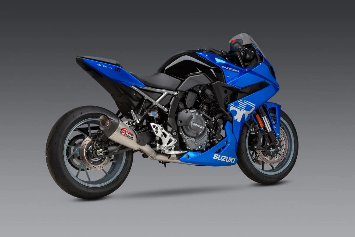 Yoshimura GSX-8S/R/T/TT 23-26 Race AT2 Stainless Full Exhaust, W/ Stainless Muffler