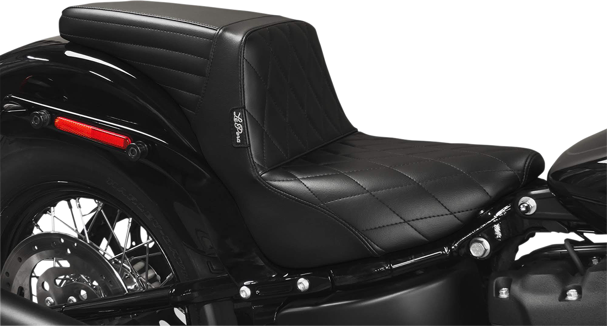 Le Pera Kickflip Seat - Diamond - Black - FX/FL '18-'23
