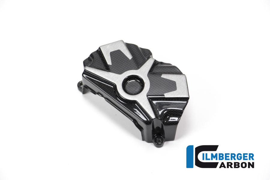 Ilmberger Carbon Cam Belt Covers With Chrome Decal Ducati XDiavel 2016 - Gloss