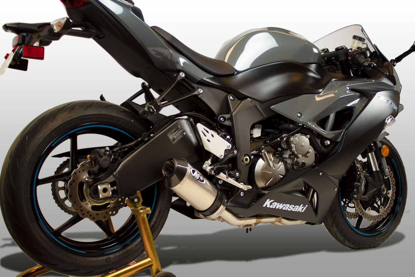 M4 Exhaust 2019 ZX6R Full System Street Slayer Titanium
