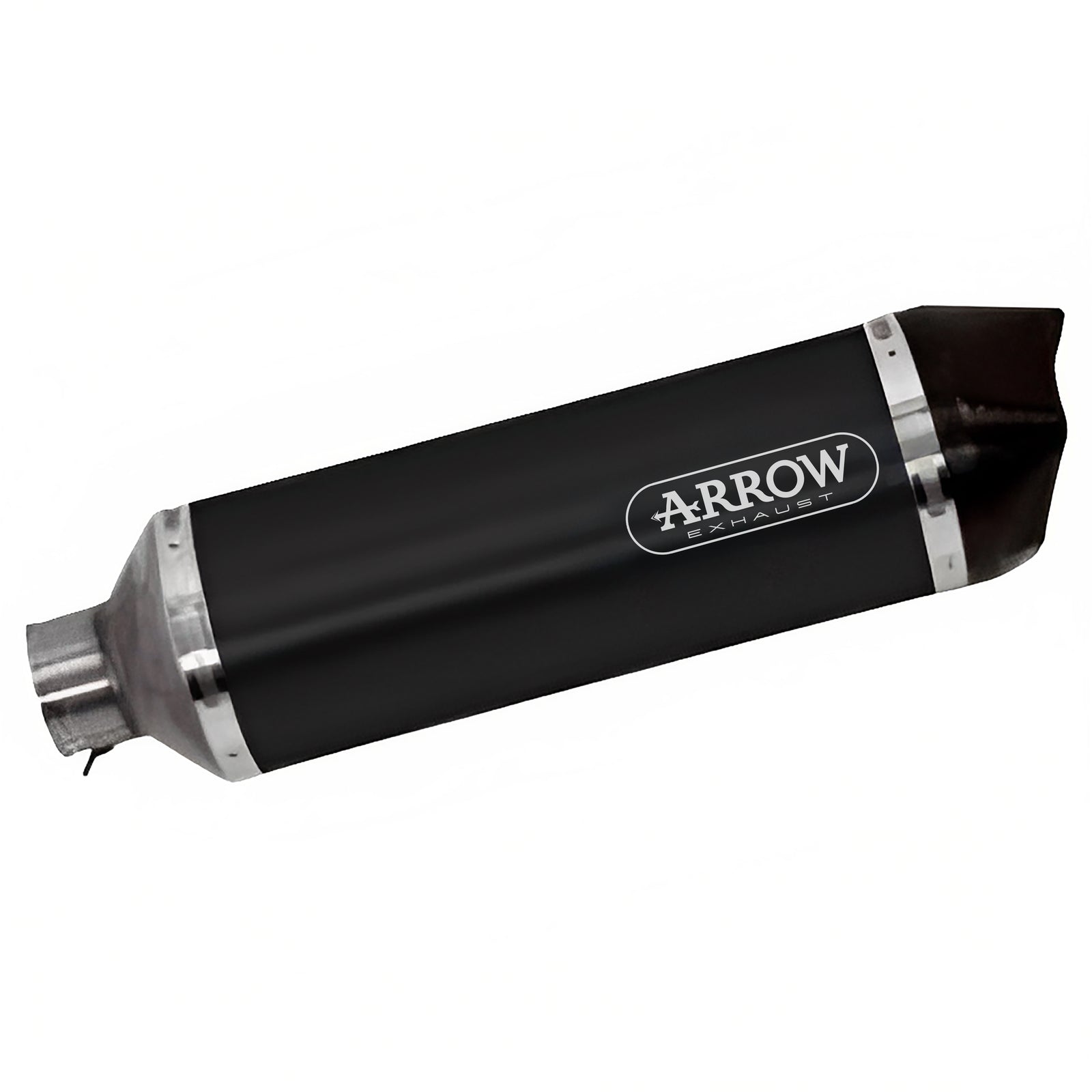 Arrow 71859AKN Race-Tech Approved Aluminium Dark Slip On With Carbon End Cap