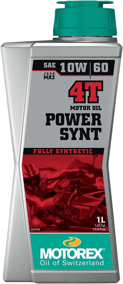 Motorex Power Synt 4T Engine Oil - 10w-60 - 1L