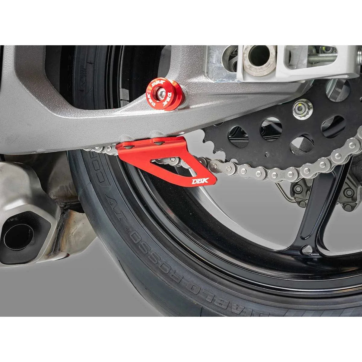 Ducabike DBK CNC Shark Fin Chain Guard For Ducati Panigale V4 V4S Tricolore