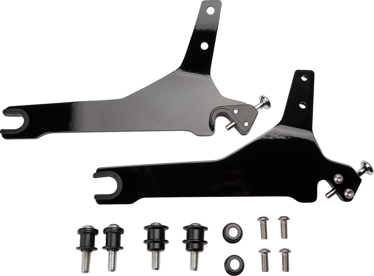 Cobra Backrest Kit - 14" - Black - Softail