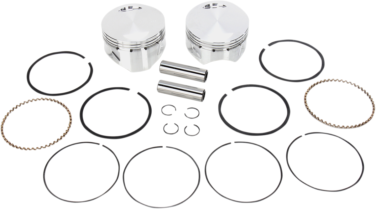 S&S Cycle Piston Kit - For 113" Super Sidewinder® - 4.000" - +0.020"
