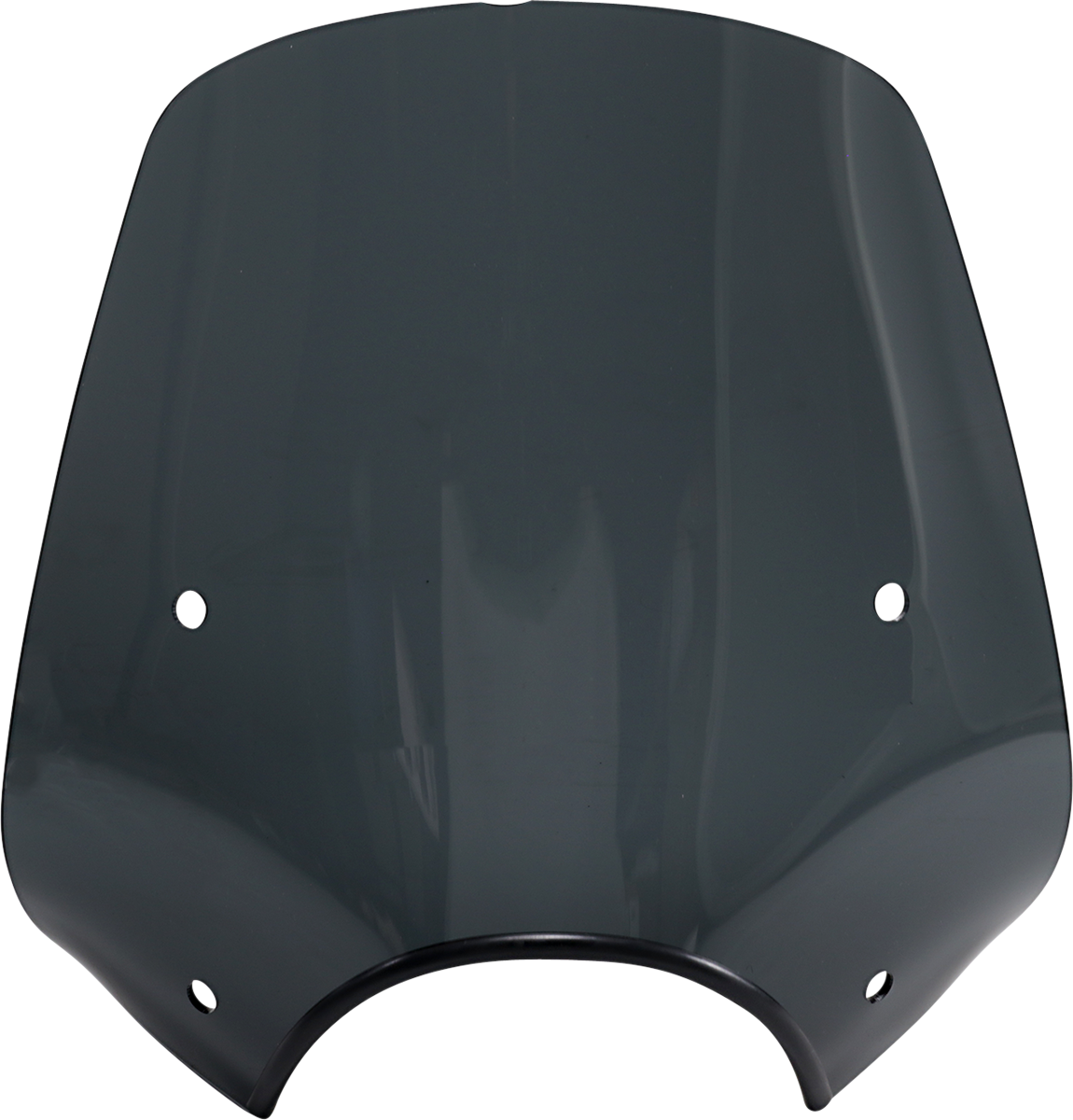 Memphis Shades Pop Top Windshield - 9" Headlight Cut Out - Dark Black Smoke