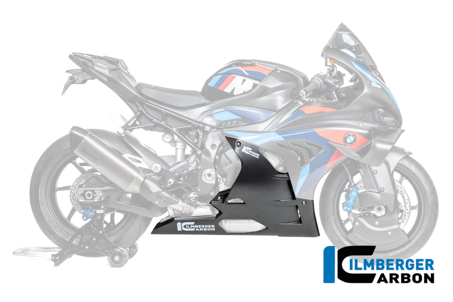 Ilmberger Carbon Lower Side Fairing Kit With Belly Pan BMW M1000RR 2025-2026 - Matte / Twill