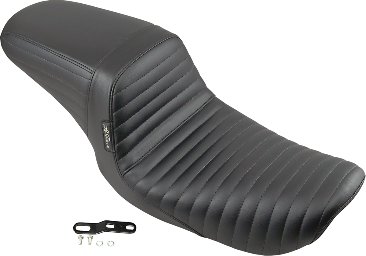 Le Pera Kickflip Seat - Pleated - Black - FXD '96-'03