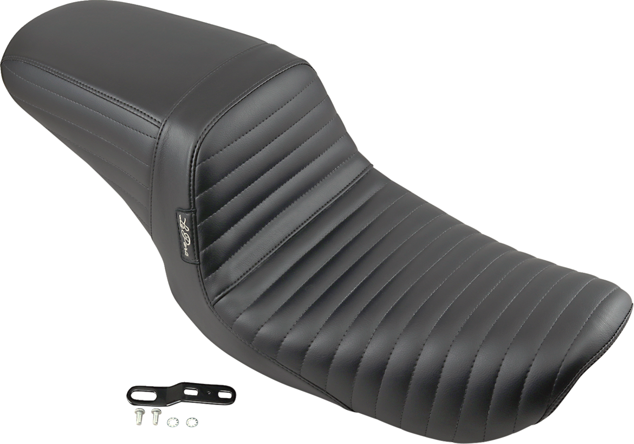 Le Pera Kickflip Seat - Pleated - Black - FXD '96-'03