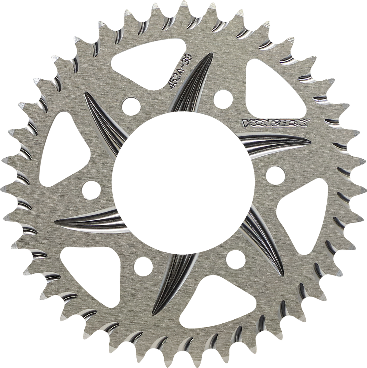 Vortex Aluminum Sprocket - Silver - Rear - 39 Tooth