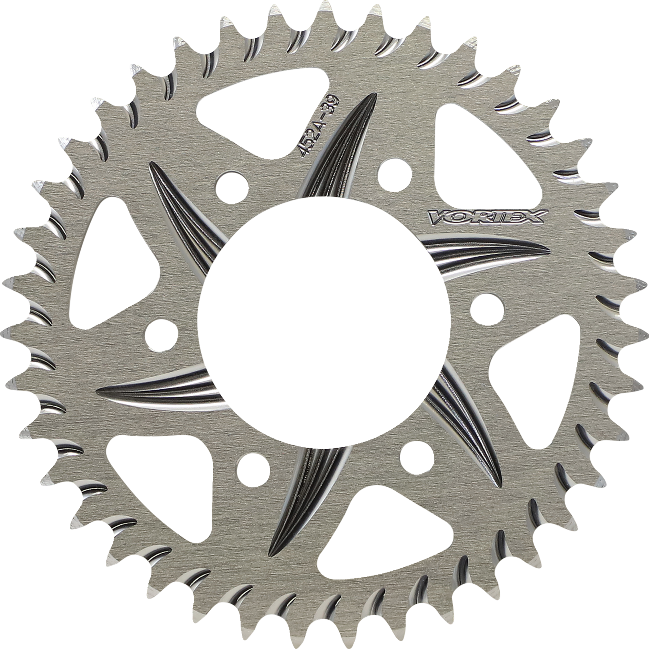 Vortex Aluminum Sprocket - Silver - Rear - 39 Tooth