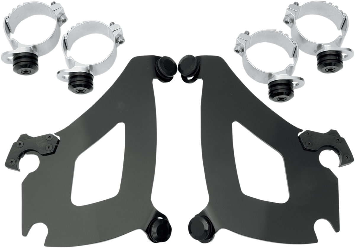 Memphis Shades Bullet Mounting Kit - Fury - Black
