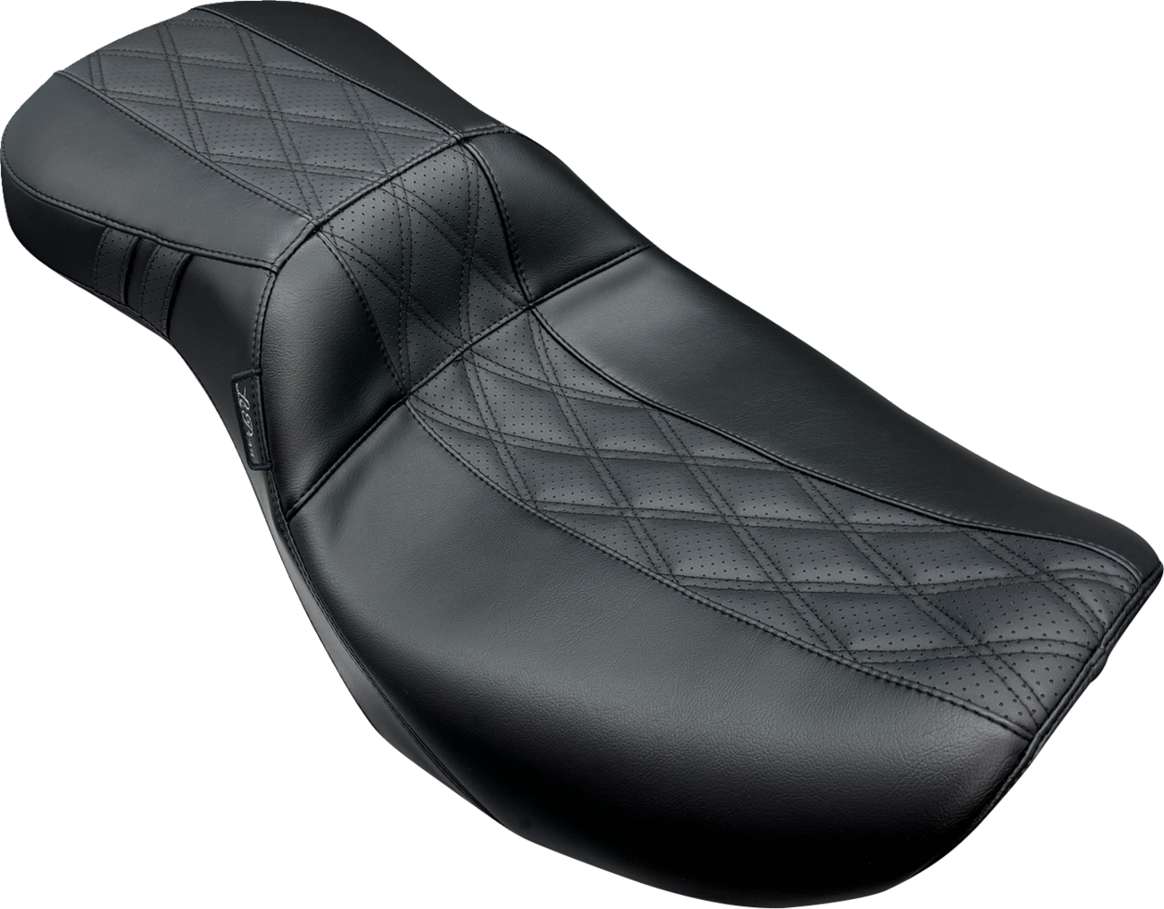 Le Pera Outcast Daddy Long Legs Seat - 2Up - W/O Backrest - GT2 Inlay - FLH/FLT '23-'25
