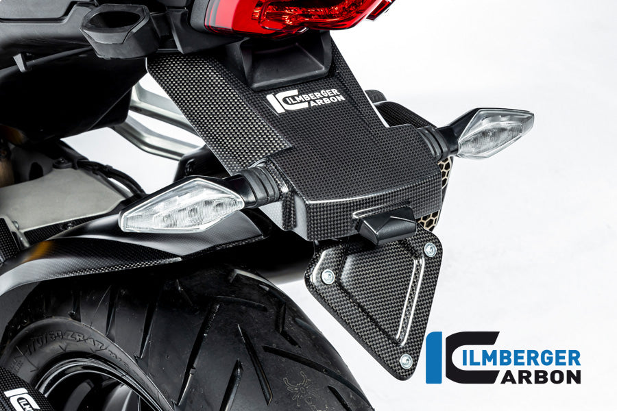 Ilmberger Carbon Numberplate Holder Matt Multistrada V4