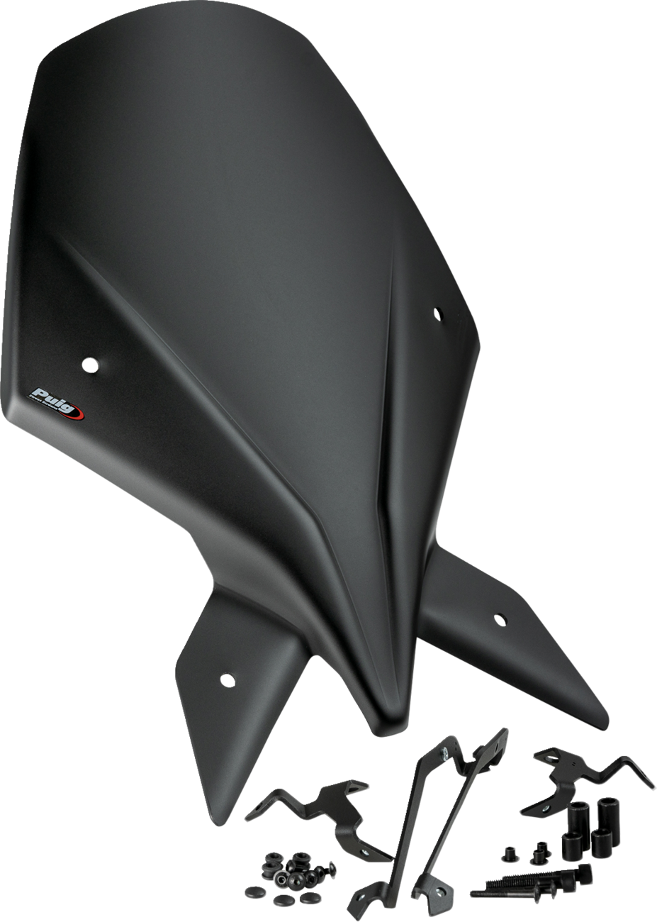 PUIG HI-Tech Parts New Generation Windscreen - Black - 1390 Super Duke