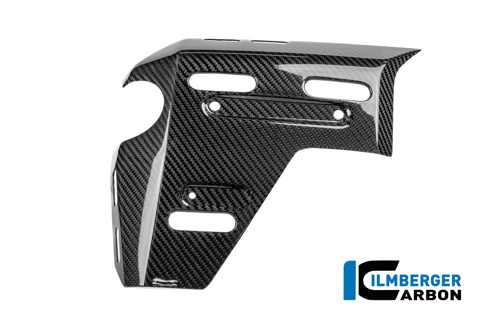 Ilmberger Carbon Radiator Cover With Holes Left BMW R 1300 GS Adventure - Gloss / Twill