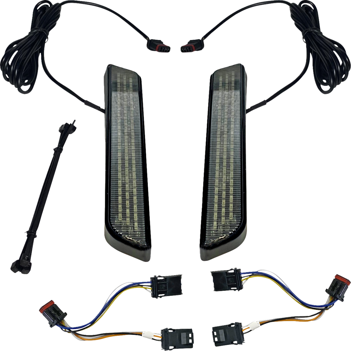 Custom Dynamics LED Fork Light - Smoke - Black