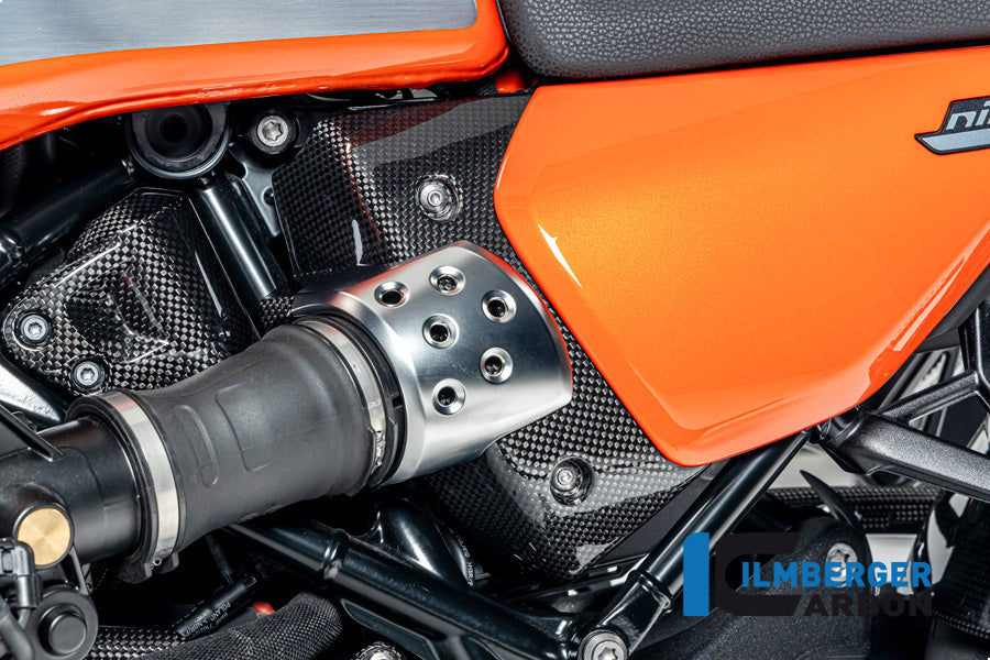 Ilmberger Carbon Airbox Cover Left BMW R12 NineT - Gloss / Twill