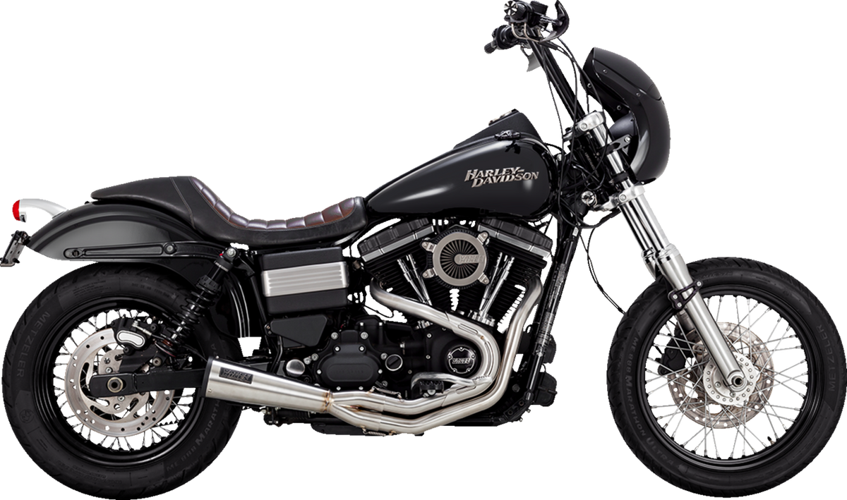 Vance &amp; Hines 2-Into-1 Upsweep Exhaust System - Brushed