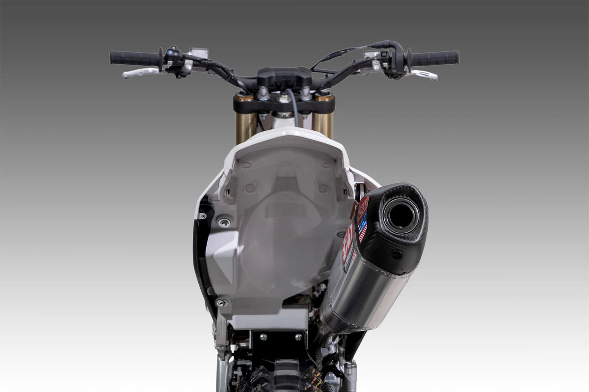 Yoshimura YZ450F 2026 RS-12 Stainless Slip-On Exhaust, W/ Aluminum Muffler