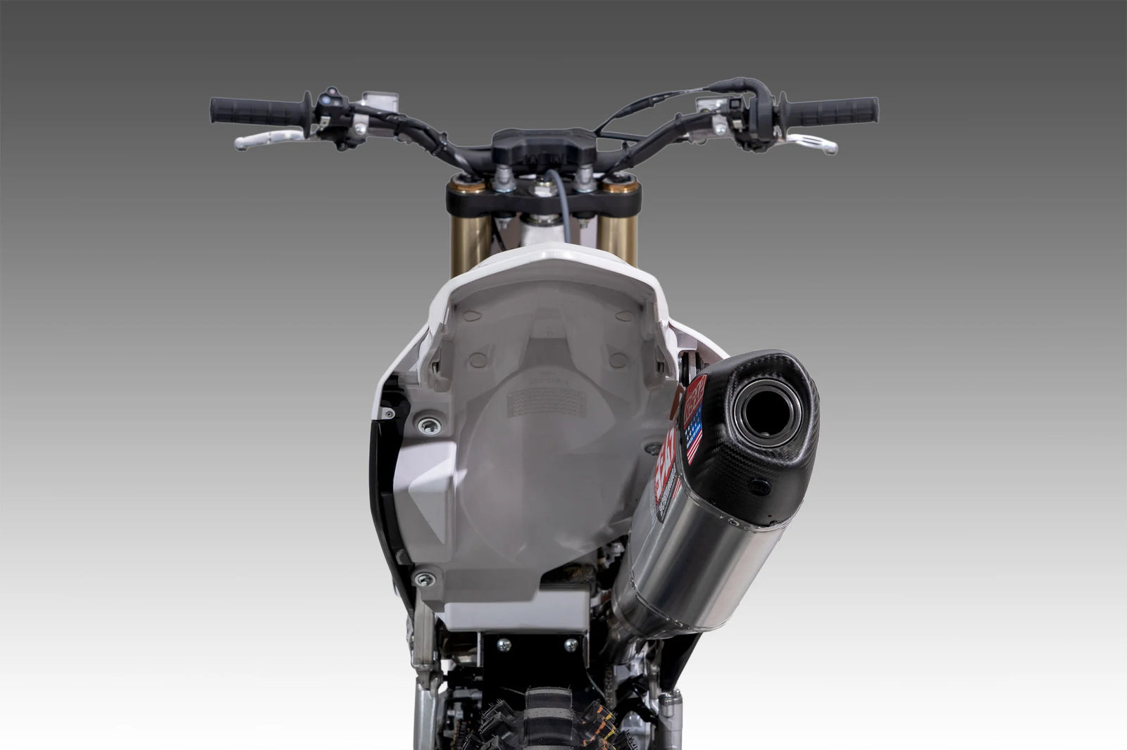 Yoshimura YZ450F 2026 RS-12 Stainless Slip-On Exhaust, W/ Aluminum Muffler