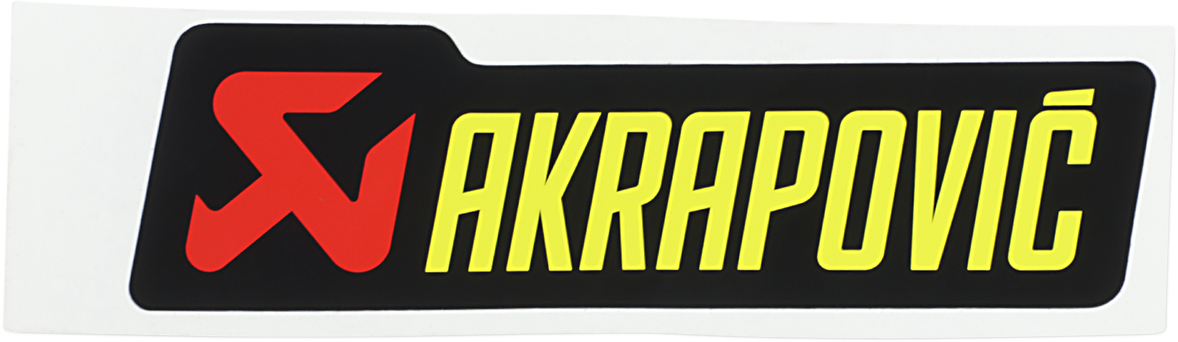 Akrapovic General Replacement Sticker