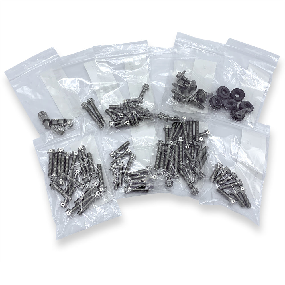 Titanium engine bolt kit