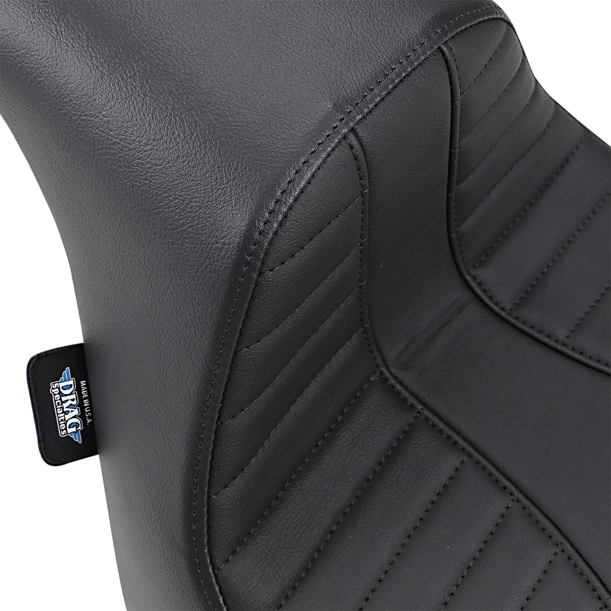 Drag Specialties Seats EZ-Solo Seat - Scorpion Stitch - Vinyl - FXFB/S '18-'22
