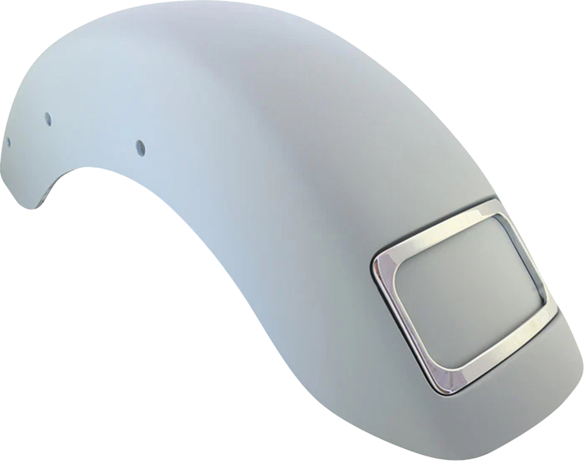 Paul Yaffe Bagger Nation The Fix Rear Fender - Chrome Frame Plate - HD Softail