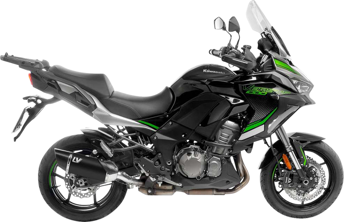 LeoVince LV-14 R Slip-On Muffler - Black - Kawasaki Versys 1000