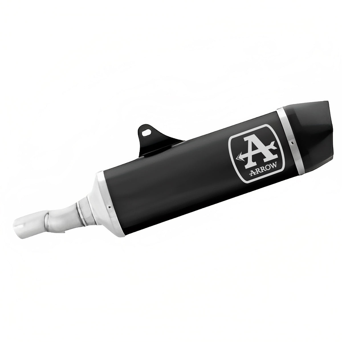 73518AKN Race-Tech Aluminium Dark Slip On With Carbon End Cap