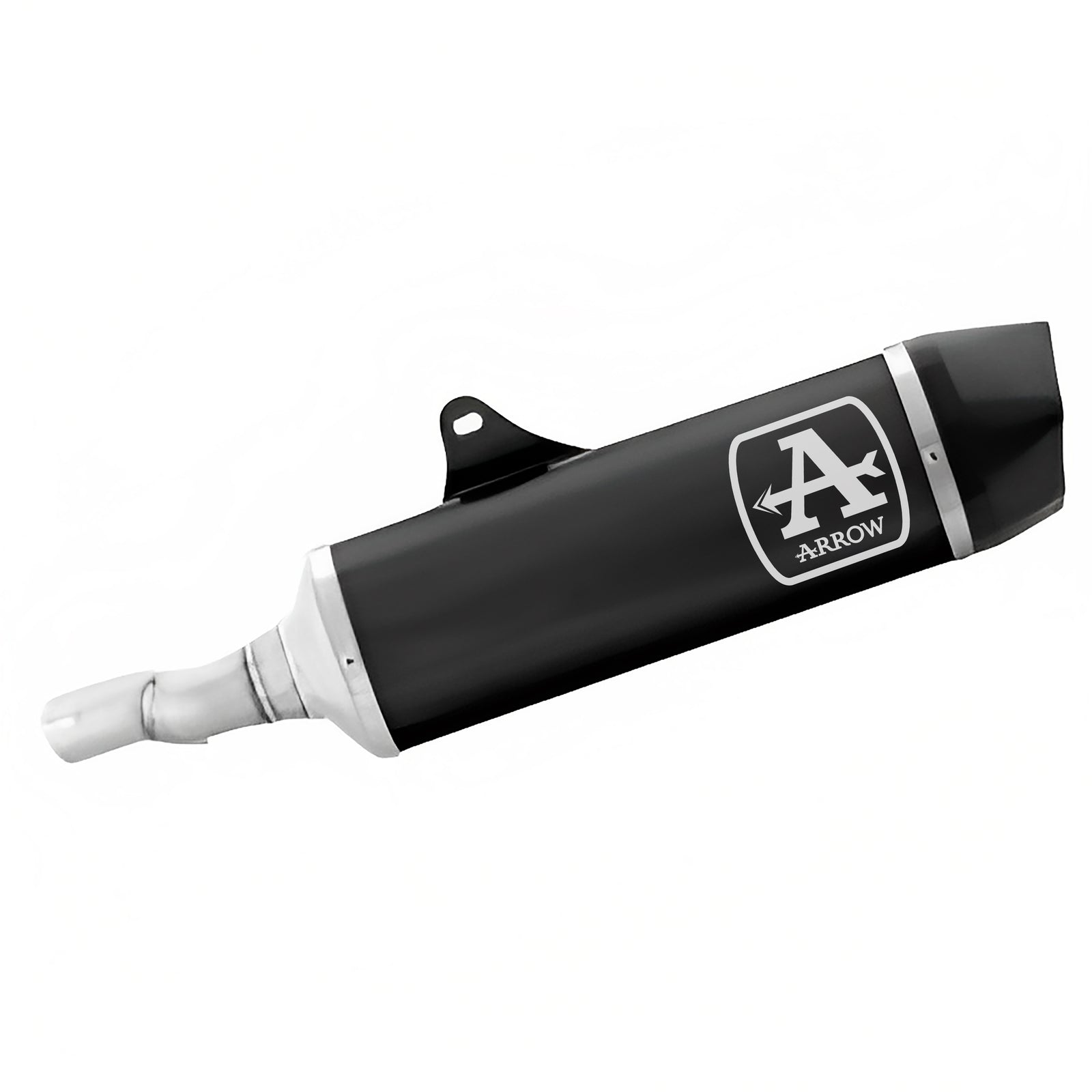 73518AKN Race-Tech Aluminium Dark Slip On With Carbon End Cap