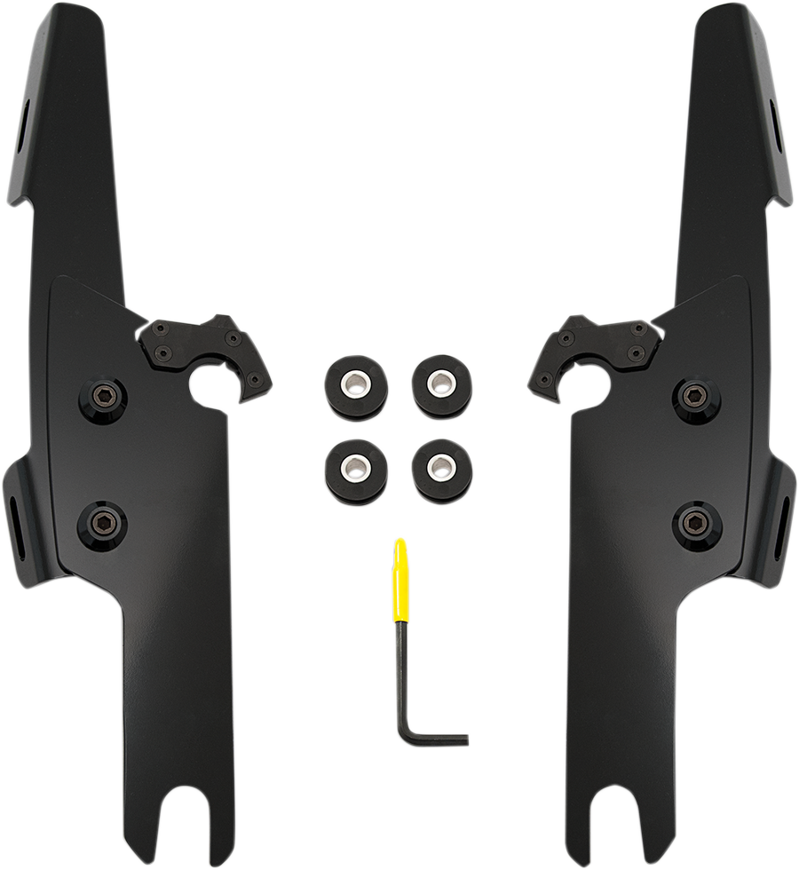 Memphis Shades Fats/Slim Mounting Kit - Black - FLRT